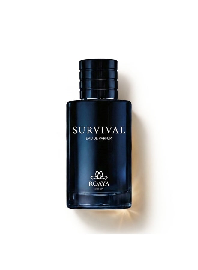 رؤيا عطر SURVIVAL BY ROAYA رائحة متوازنة بين الانتعاش والدفء عطر فاخر يدوم طويلاً – 100 مل - Image 1