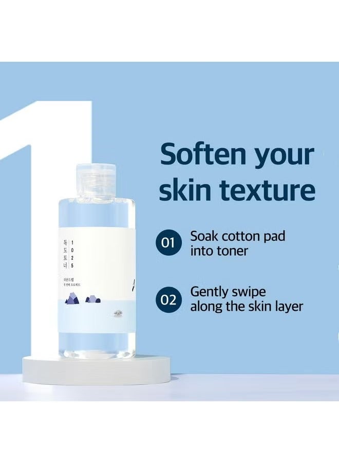 ROUND LAB 1025 Dokdo Toner 200ml , Oil Control and Reduces Excess Sebum, Gentle Exfoliating Facial Toner, Deep Sea Water for Moisturization, Soft Finish Without Stickiness, Korean Skin Care - Image 2
