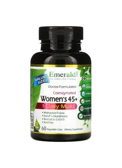 Emerald Laboratories Emerald Laboratories, Coenzymated Women's 45+ 1-Daily Multi, 60 Vegetable Caps  - Image 1