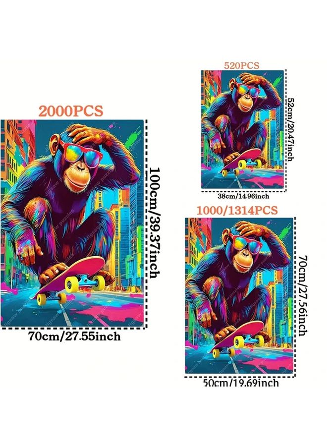 Yf1025 1314 قطعة ألغاز للبالغين ديكور حائط فني للعائلة اصنعها بنفسك هدايا عيد ميلاد ومهرجانات - Image 4