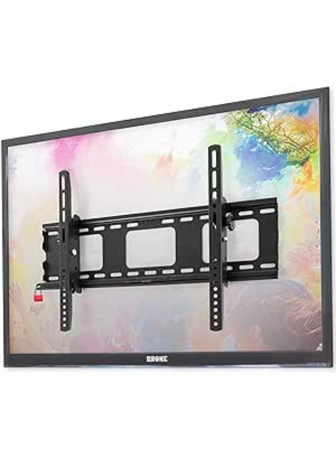 Heavy Duty Tilting TV Wall Mount for 33-65" Screens – Supports Up to 600x400mm VESA – Adjustable Tilt -12°/+6° – Secure Fixing for Flat LCD/LED/OLED/QLED TVs - Image 1