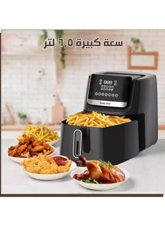 sokany Air Fryer - 6.5L Capacity, 1800W, SK-10007 ,Black  - Image 2