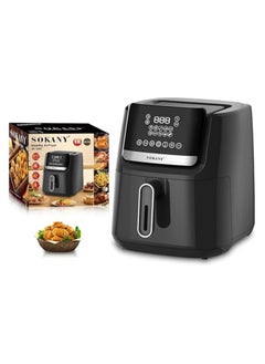 sokany Air Fryer - 6.5L Capacity, 1800W, SK-10007 ,Black  - Image 5