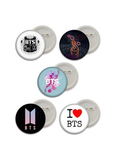 D2c D2C Premium BTS Round Pin Button Badge - Perfect for Boys, Girls, Men & Women | Trendy KPOP Batches for Bags, Backpacks | Ideal Birthday Gift, Party Favor | Size 58mm (variation1)  - Image 1