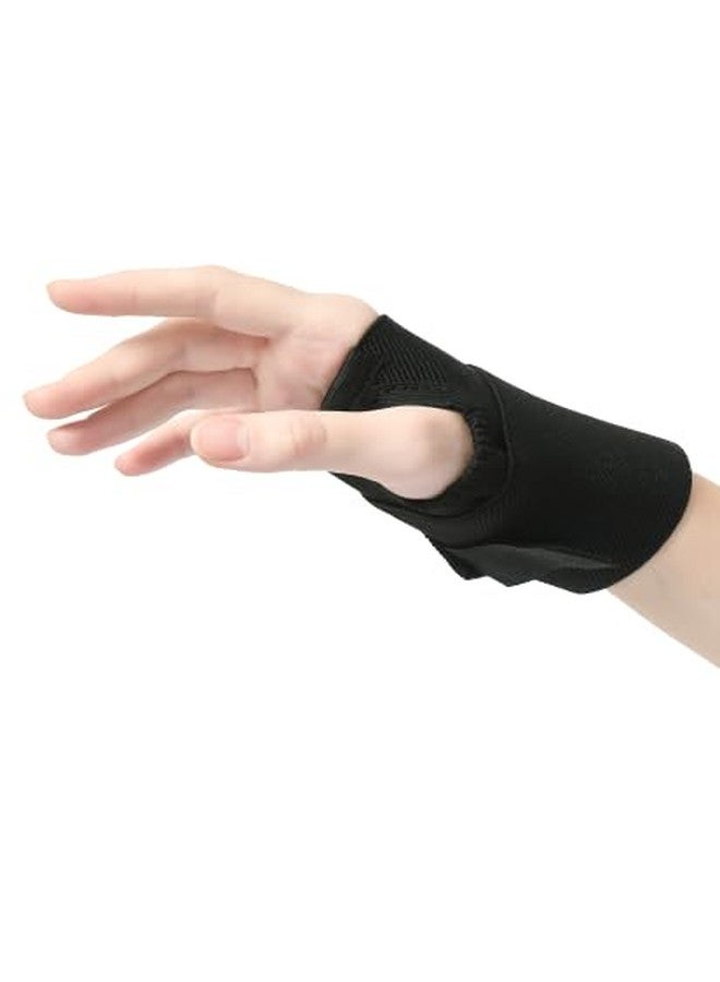 ZEDAN Elastic Blend Arthritis Wrist Band Support For Men & Women With Thumb Sports Injuries | Hand Support, Brace For Pain Relief Supporter Fit Right Left Hands, Free Size (Black) - Image 1