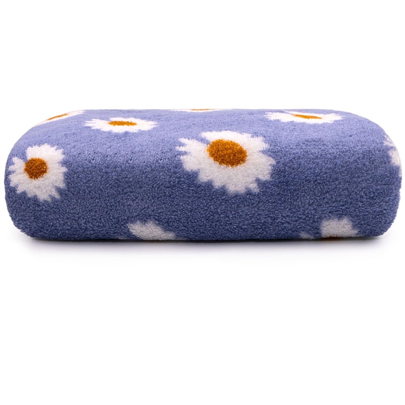 Uber World Microfiber Bath Towel |Women Bath Towel|Towels for Bath|Towel for Girls |Women Microfiber Bath Towels | Ideal for Bath, Travel, Gym, Beach, Pool, and Yoga | Bluebell (1) - Image 1