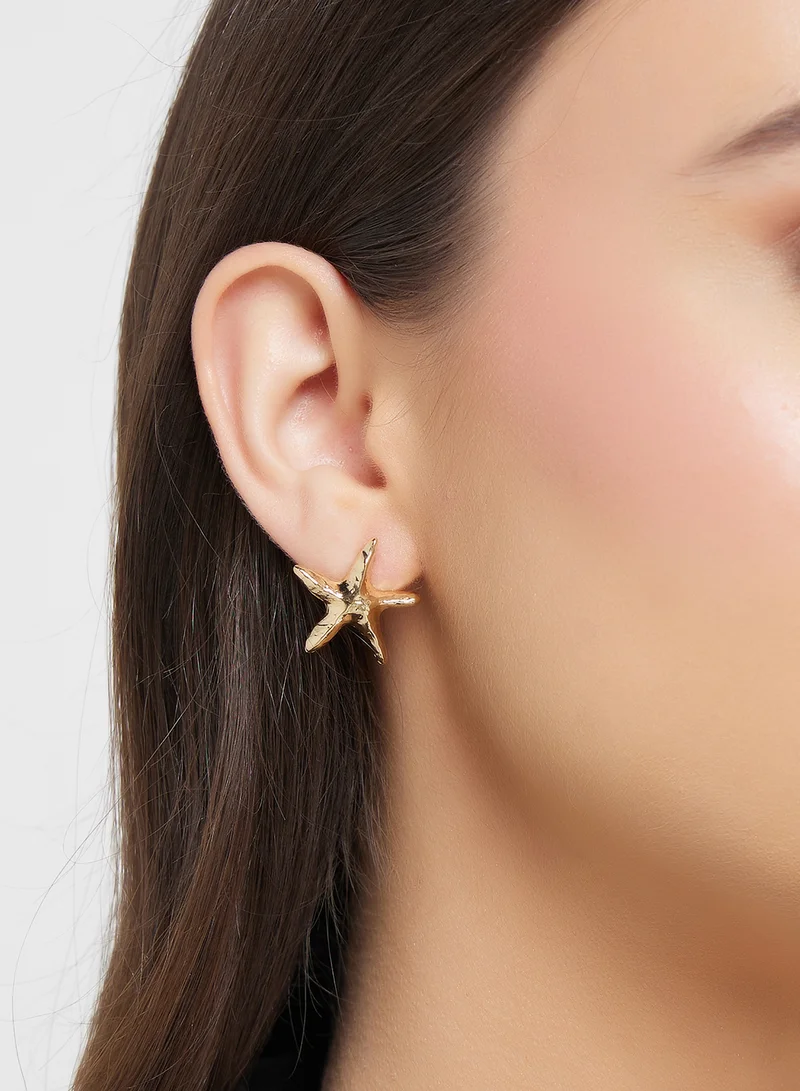 MANGO Set Of Combined Textured Earrings