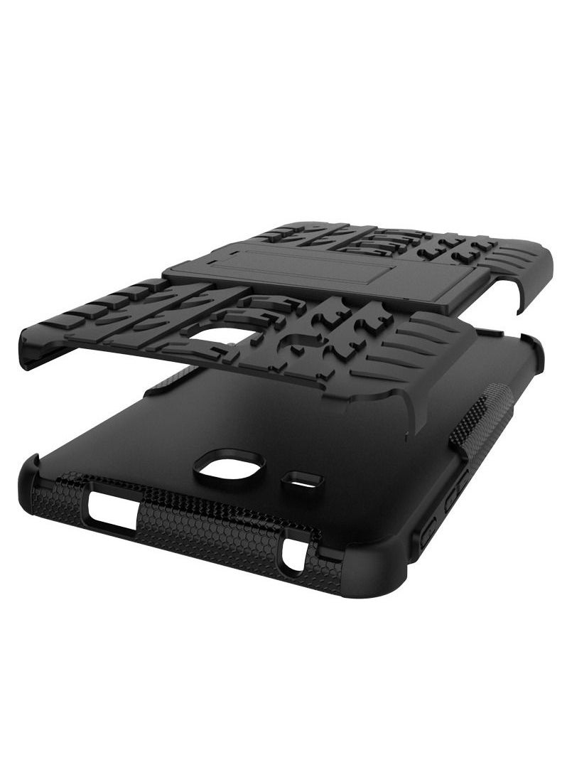KASTWAVE - Protective Case Cove With Kickstand For Samsung Galaxy Tab A 2016 T280 Black - Image 1
