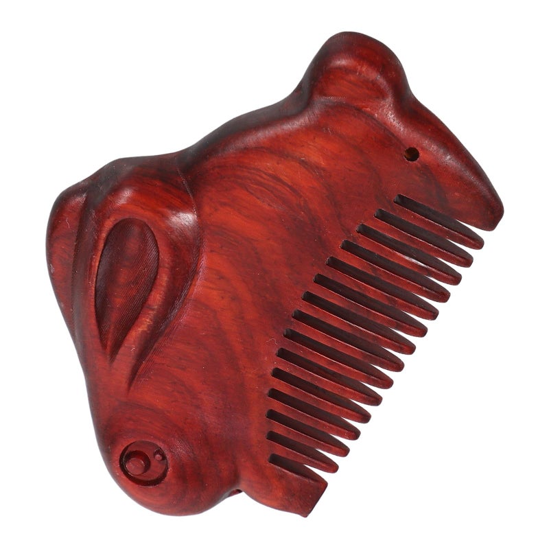 Fine Tooth Wooden Pocket Comb For Travel Detangling Hair And Beard Styling - Image 2