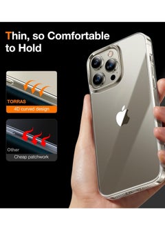 Houmt iPhone 16 Pro Max Case Transparent Slim Yellowing-Resistant Soft TPU Anti-Scratch Shockproof Protective Case for Apple iPhone 16 Pro Max 6.9 inch  - Image 5
