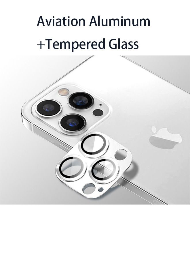Camera Lens Protector Glass For iPhone 14Pro/14Promax White  - Image 2