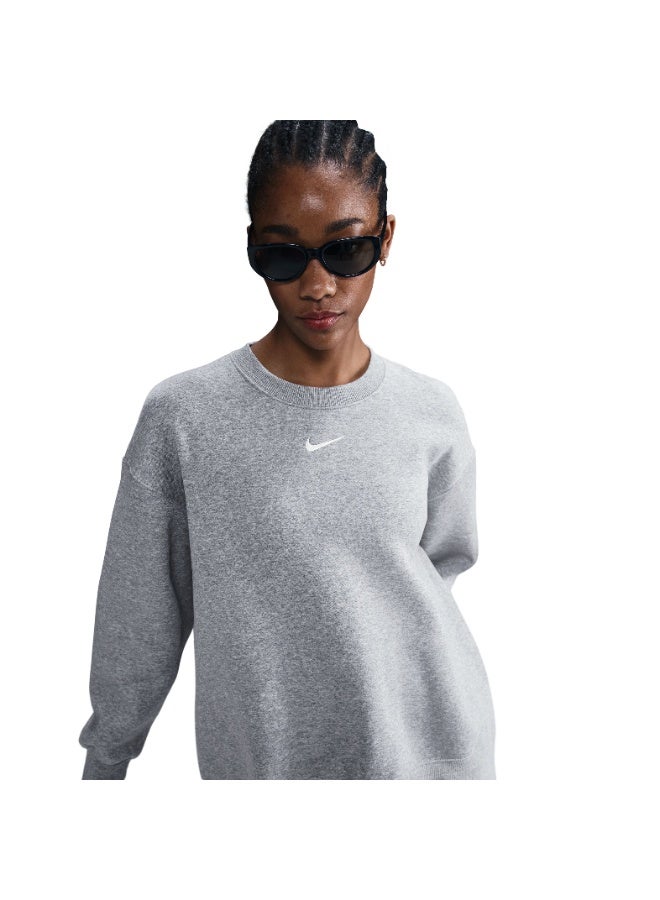 Nike Women’s Nike Sportswear Phoenix Fleece Oversized Long Crew - Image 2