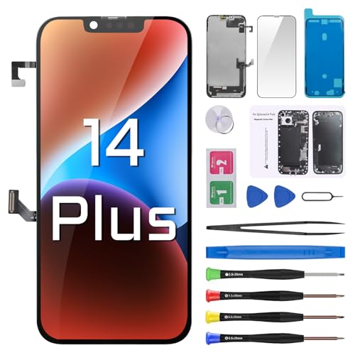 DGSCSMY استبدال شاشة DGSCSMY لجهاز آيفون 14 بلس 6.7" شاشة LCD رقمية مكبر صوت أمامي حساس القرب تجميع كامل أدوات إصلاح A2886 A2632 A2885 A2888 A2887 - Image 1