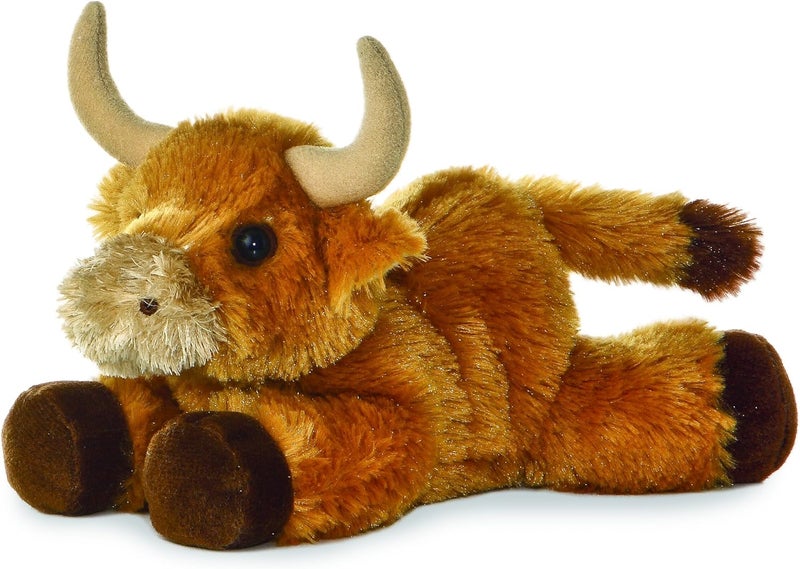 Aurora® Adorable Mini Flopsie™ Toro™ Stuffed Animal - Brown 8 Inches - Image 1