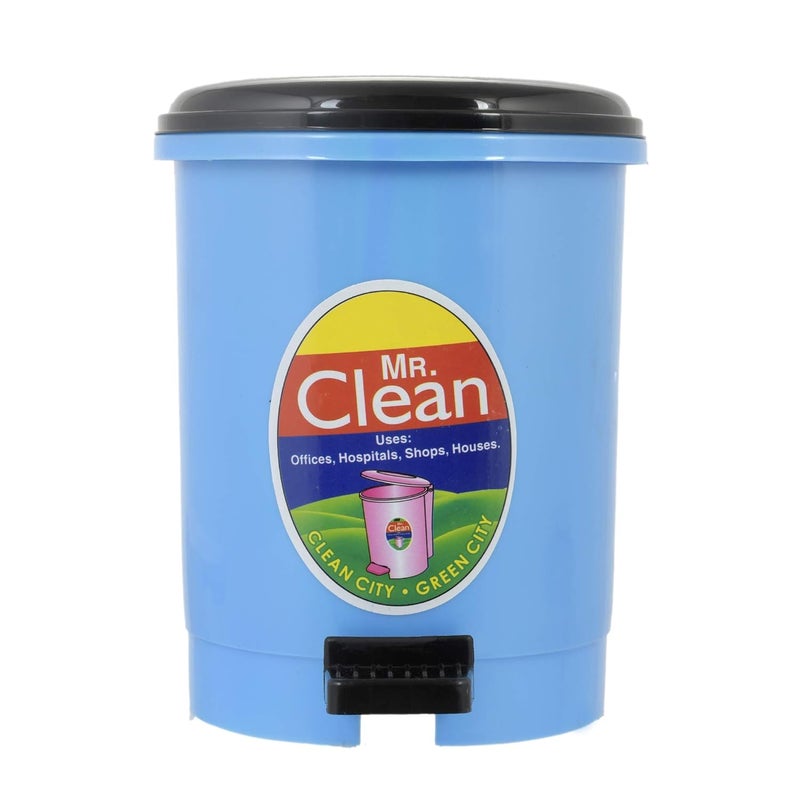 Kuber Industries Kuber Industries 2 Pieces Table Top Desk Garbage Dustbin Trash for Office Home Work Place2 LTRBlue Purple  - Image 2