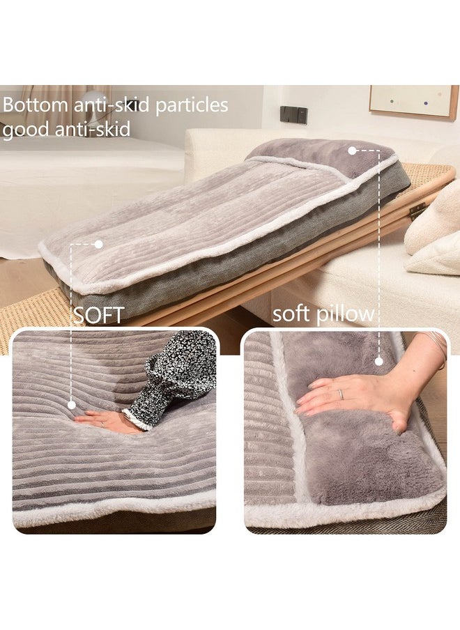 WINDRACING Large Dog Bed With Pillow For Crate Kennel, Sofa Dog Bed, Super Soft Pet Bed For Medium, Jumbo, Furniture  - Image 5