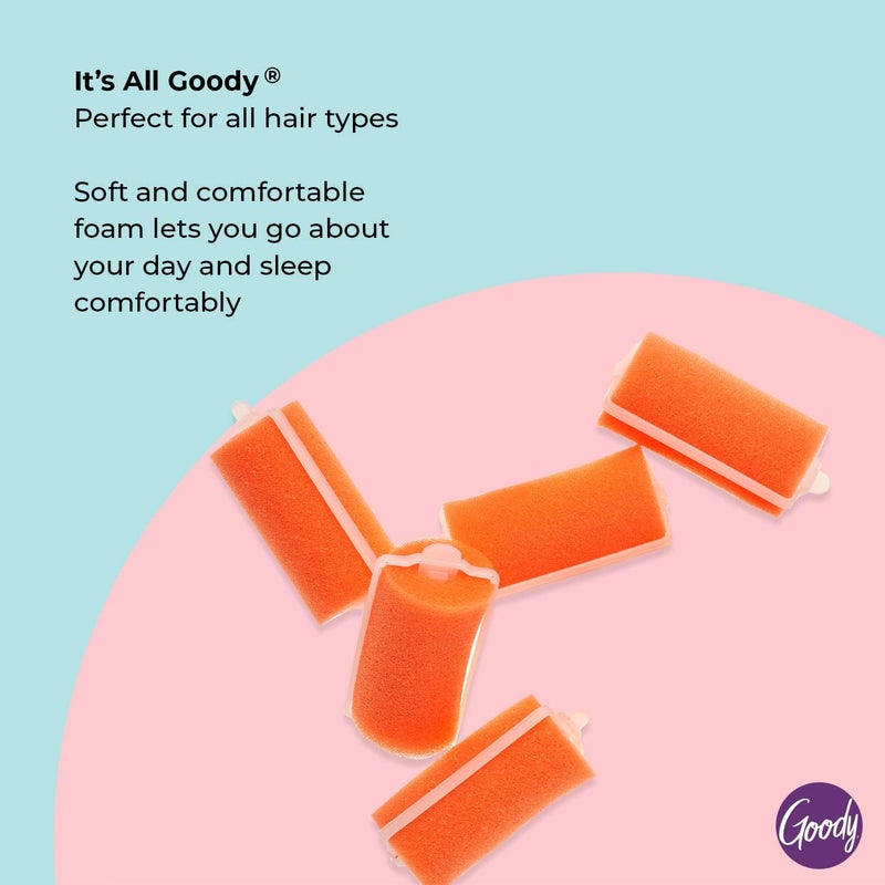 Goody X-Large Foam Rollers - 8 Count for Heat-Free Curls - Image 4