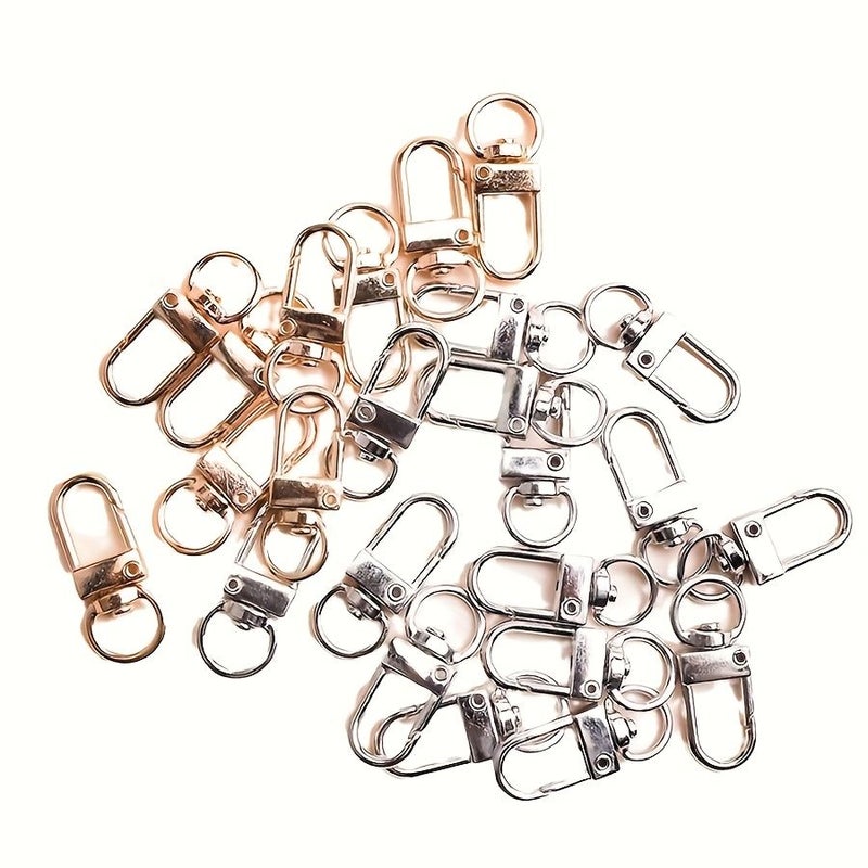 Golden 15 Lobster Claw Buckle Rotating Key Chain Hooks - Image 3