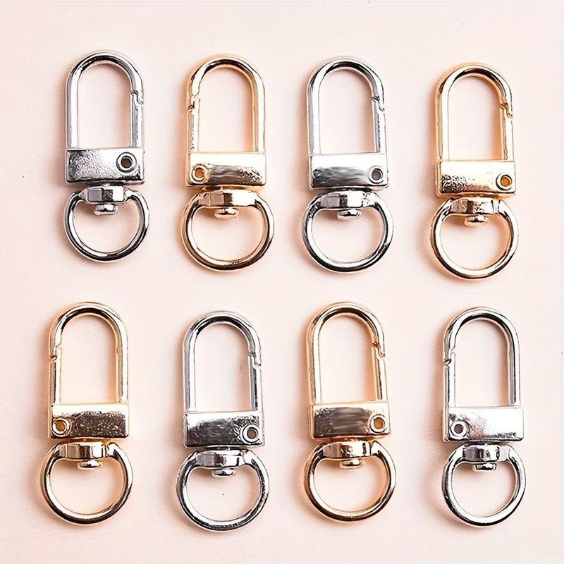 Golden 15 Lobster Claw Buckle Rotating Key Chain Hooks - Image 4