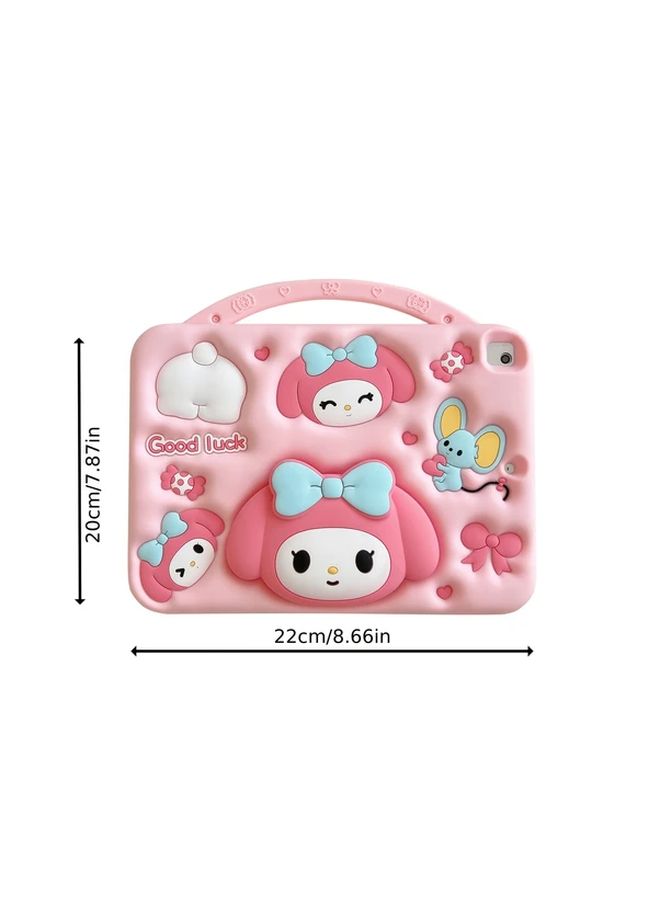 Shockproof iPad Pro 11 Inch Case With Retractable Stand Cute Character Design Lightweight Soft Cover - Image 2