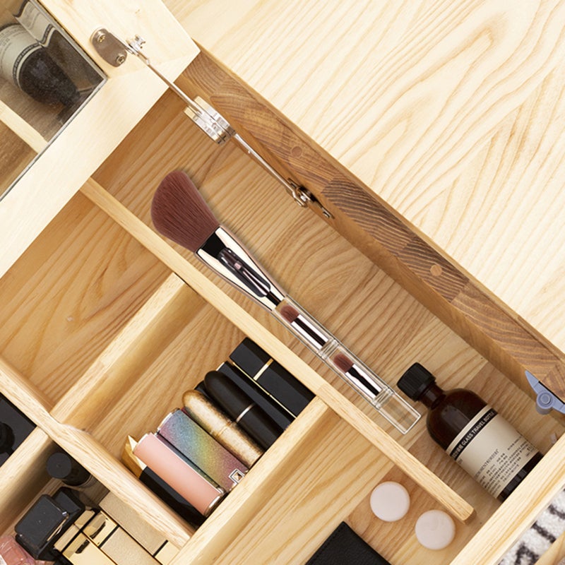 4 In 1 Makeup Brush: Soft Synthetic Hair - Detachable & Space-Saving Design Blending Brush for Travel, Parties and Daily Makeup Application - Image 2