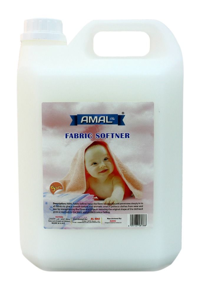 Amal Plus Fabric Softener 5Litre - Softness & Freshness for Your Clothes