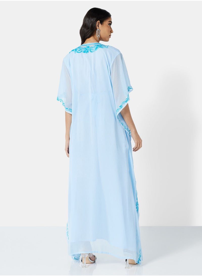 ARABIAN CLOSET EMBROIDERED KAFTAN  - Image 2