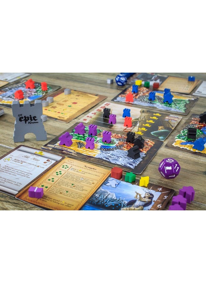 Gamelyn Games - Gamelyn Games Tiny Epic Kingdoms Heroes Expansion Board Game: A Small Box 4X Fantasy Game of Heroes - Image 1