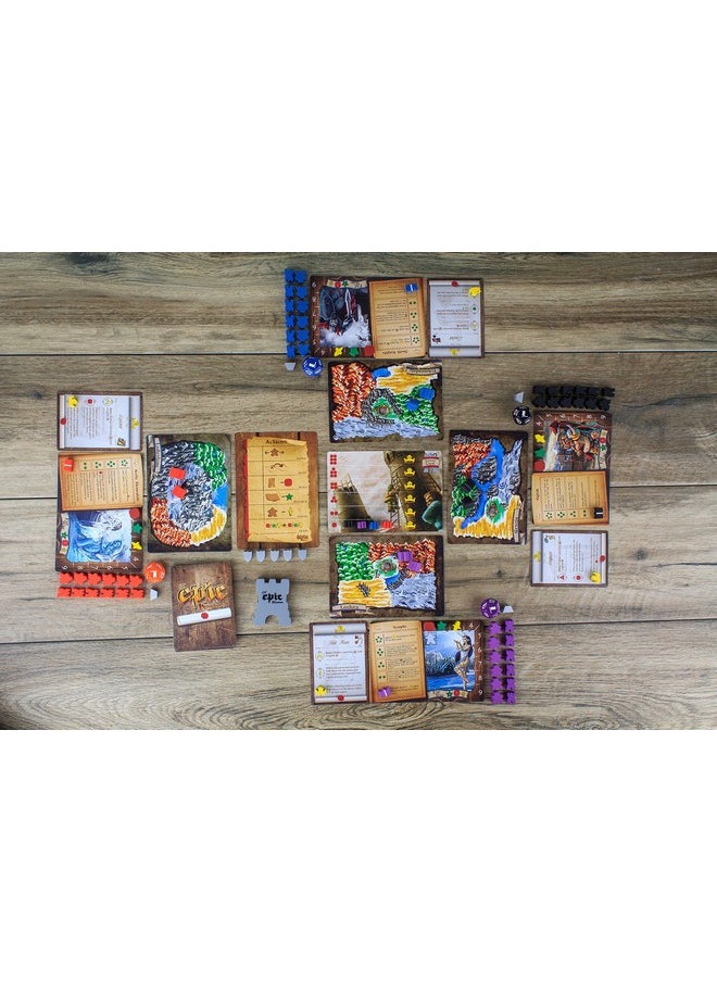 Gamelyn Games - Gamelyn Games Tiny Epic Kingdoms Heroes Expansion Board Game: A Small Box 4X Fantasy Game of Heroes - Image 1