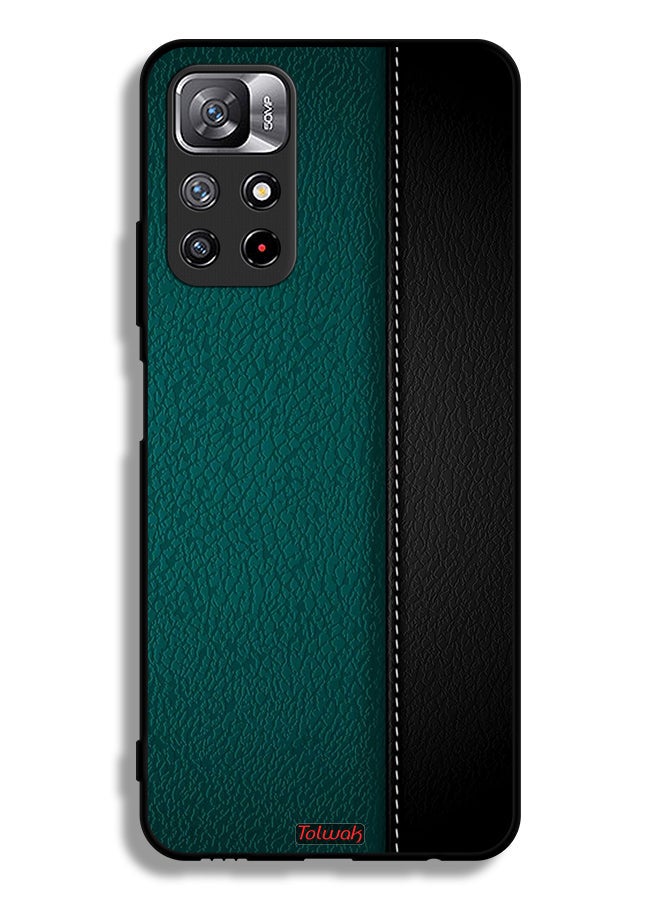 Tolwak Xiaomi Redmi Note 11S Protective Case Cover Leather Pattern - Image 2