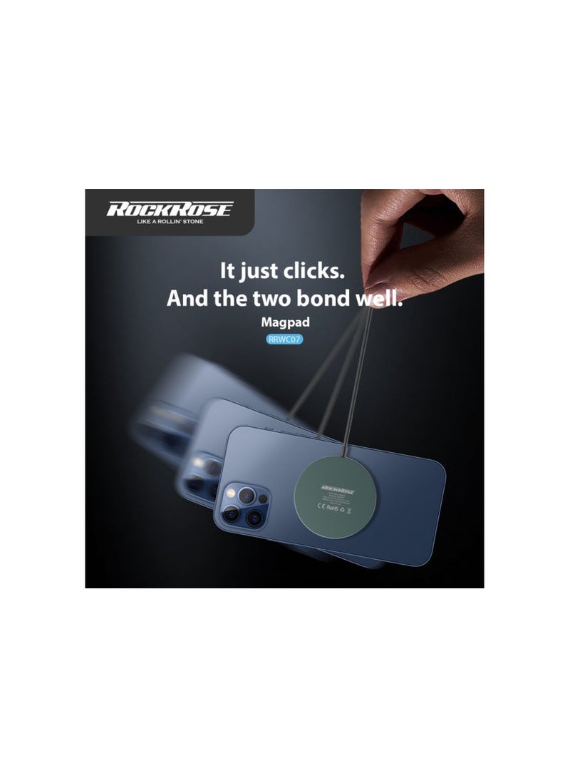 ROCKROSE wireless charger magnetic 15 W compatible with magsafe - Image 4