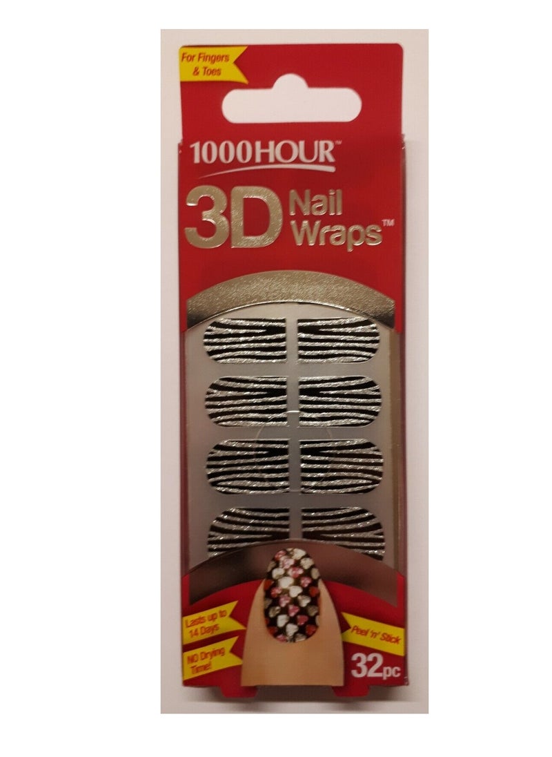 1000Hour - 1000Hour 3D Nail Wraps 07.638 - Image 1