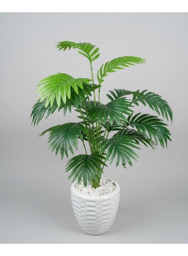 Decorative tree (18 leaves) with pot, 85 cm.