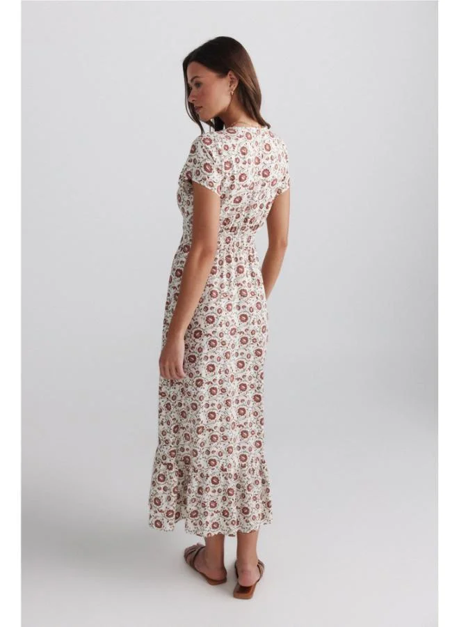 Springfield  Printed lace dress for Women | Best Price UAE