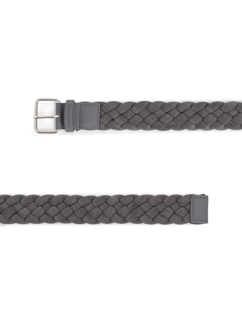 Jack & Jones Dark Grey Braided Belt - Image 3