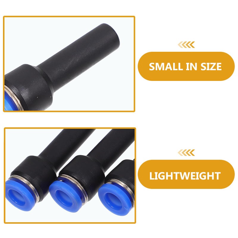 5Pcs Plastic Pneumatic Tube Reducer Push To Connect Fittings Inline Air Hose Quick Couplers - Image 4