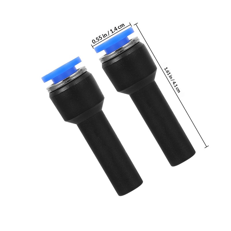 5Pcs Plastic Pneumatic Tube Reducer Push To Connect Fittings Inline Air Hose Quick Couplers - Image 3