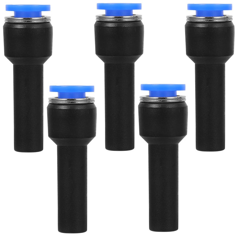 5Pcs Plastic Pneumatic Tube Reducer Push To Connect Fittings Inline Air Hose Quick Couplers - Image 2