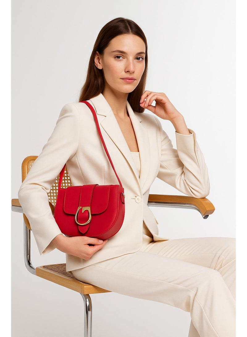 فيبراندا ‏حقيبة كروس بودي بإبزيم معدني أنيق BA-9‏ - Image 1