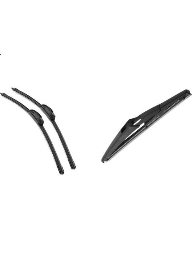 YITU Front Wiper + Rear Wiper Set For Nissan New Tiida [2011 Model-Present], Front Windshield Wiper, Rear Window Wiper - Image 3