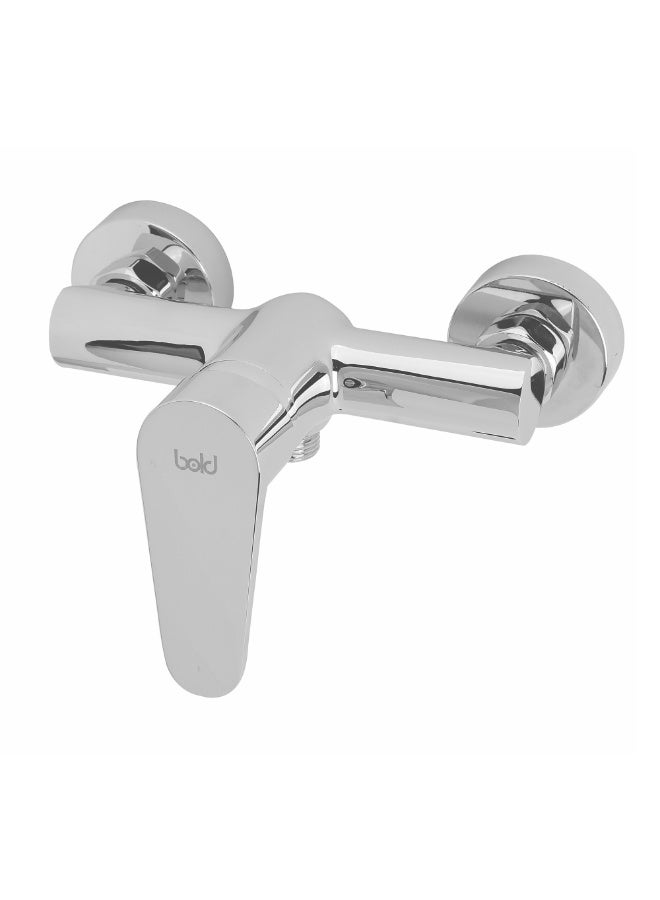 BOLD Adour Shower Mixer Tap | Heavy-Duty Solid Brass Construction | Premium Chrome Finish | Smooth Move Technology for Precise Control | Wall-Mount Design | Style for Home & Commercial Use Corrosion Resistant, Easy to Clean, Smooth Water Flow - Image 1