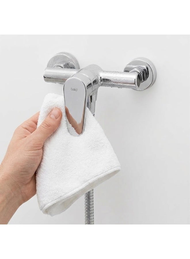 BOLD Adour Shower Mixer Tap | Heavy-Duty Solid Brass Construction | Premium Chrome Finish | Smooth Move Technology for Precise Control | Wall-Mount Design | Style for Home & Commercial Use Corrosion Resistant, Easy to Clean, Smooth Water Flow - Image 2