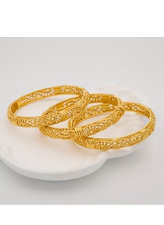 FASHION Carved Hollow Winding Bracelet, Women's Fashionable High-End Environmentally Friendly Copper Bracelet  - Image 4