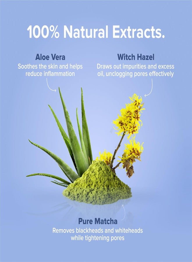 نوا شرائط تنظيف الأنف من نوا - عبوة من قطعتين | تزيل الرؤوس السوداء والبيضاء | ماتشا نقية وبندق الساحرة | مستخلصات طبيعية 100% | تمتص الزيوت والدهون الزائدة | تعمل خلال 10 دقائق | تحمي حاجز البشرة | آمنة على البشرة - Image 5