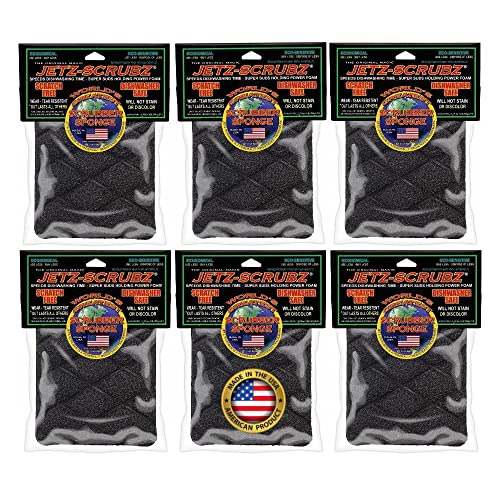 Jetz-Scrubz Original Magic Scrubz Scrubber Sponge Rectangle (6-Pack) - Image 1