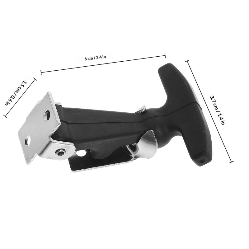 Lid Latch Strap, Durable Rubber for Vehicle Hoods and Toolboxes, Easy Installation - Image 2