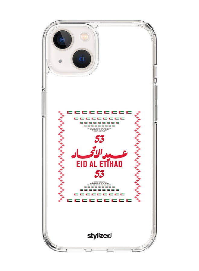 Classic Clear For iPhone 15, Hybrid Soft Case Flexible Edges Anti Drop TPU PC Gel Thin Transparent Cover [ Designed for iPhone 15 ]- White
