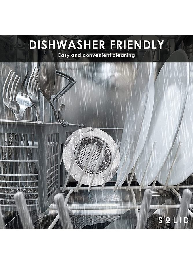 Generic Kitchen Sink Strainer - Food Catcher for Most Sink Drains - Rust Free Stainless Steel - 2 Pack  - Image 5