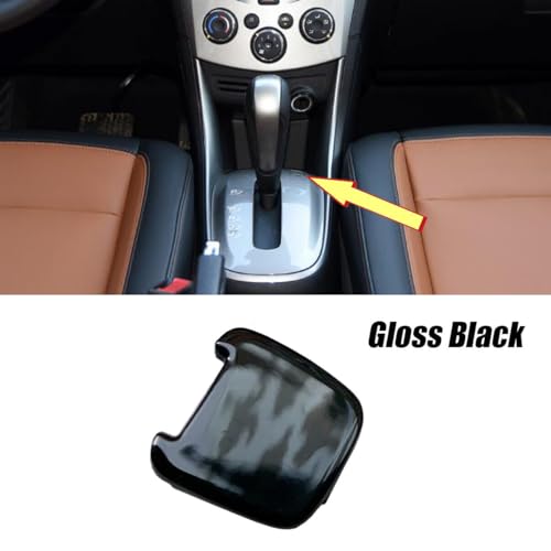 Bayyee Gear Shift Gaiter Boot Console Trim Cover for Chevrolet TRAX Fit Buick Encore 2017 2018 Center Panel Small Cover OE: 42559686 42355599 Matte (Frosted Black) - Image 5