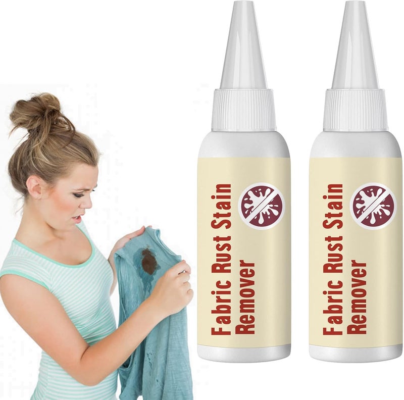 comfrt Emergency Stain Rescue Stain Remover,Fabric Rust Stain Remover Strong Clothes Rust Remover,Waterless Clothing Cleaner,Quick And Easy Dirt Spot Removal for Laundry (50ml, 2PCS) - Image 1